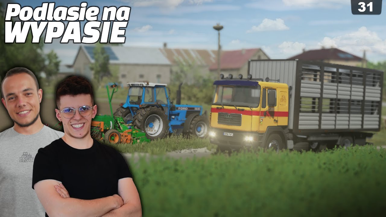 Siewy, PRZYJECHAŁY KROWY i Pierwsze KARMIENIE [31] Podlasie na WYPASIE | RajotGPLAY x Jankus