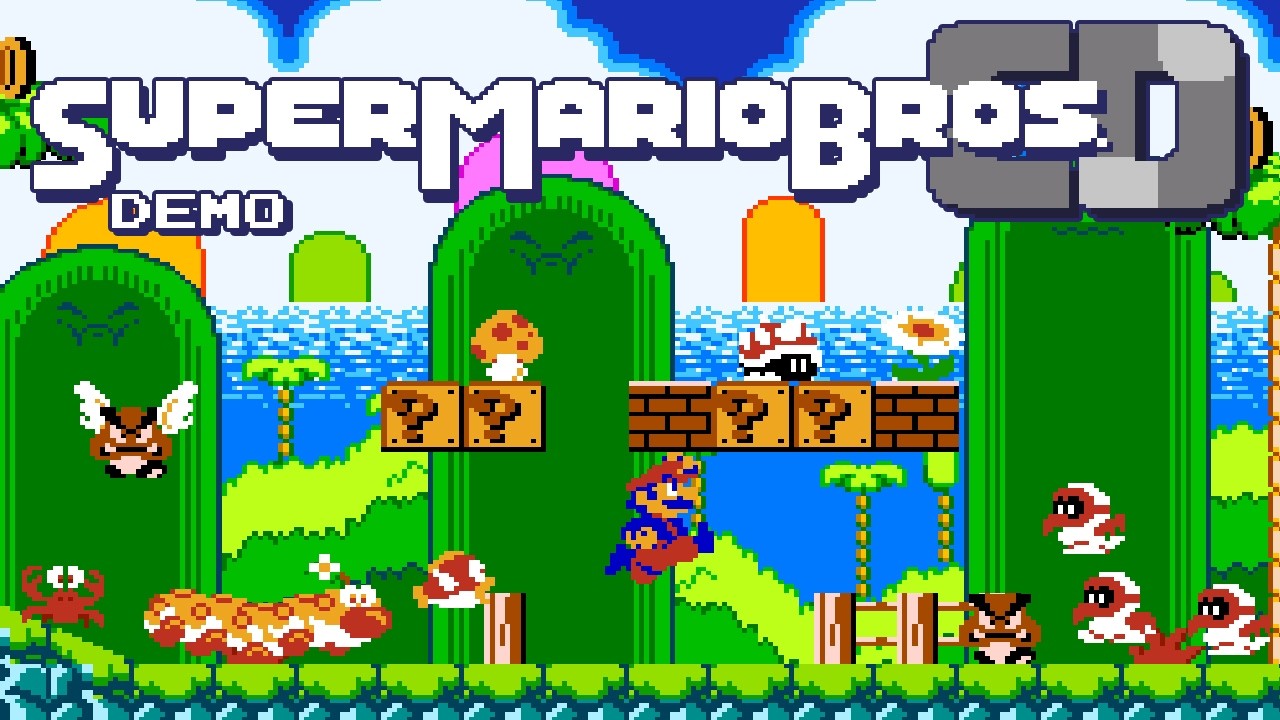 Super Mario Bros. CD (Demo) Full Gameplay