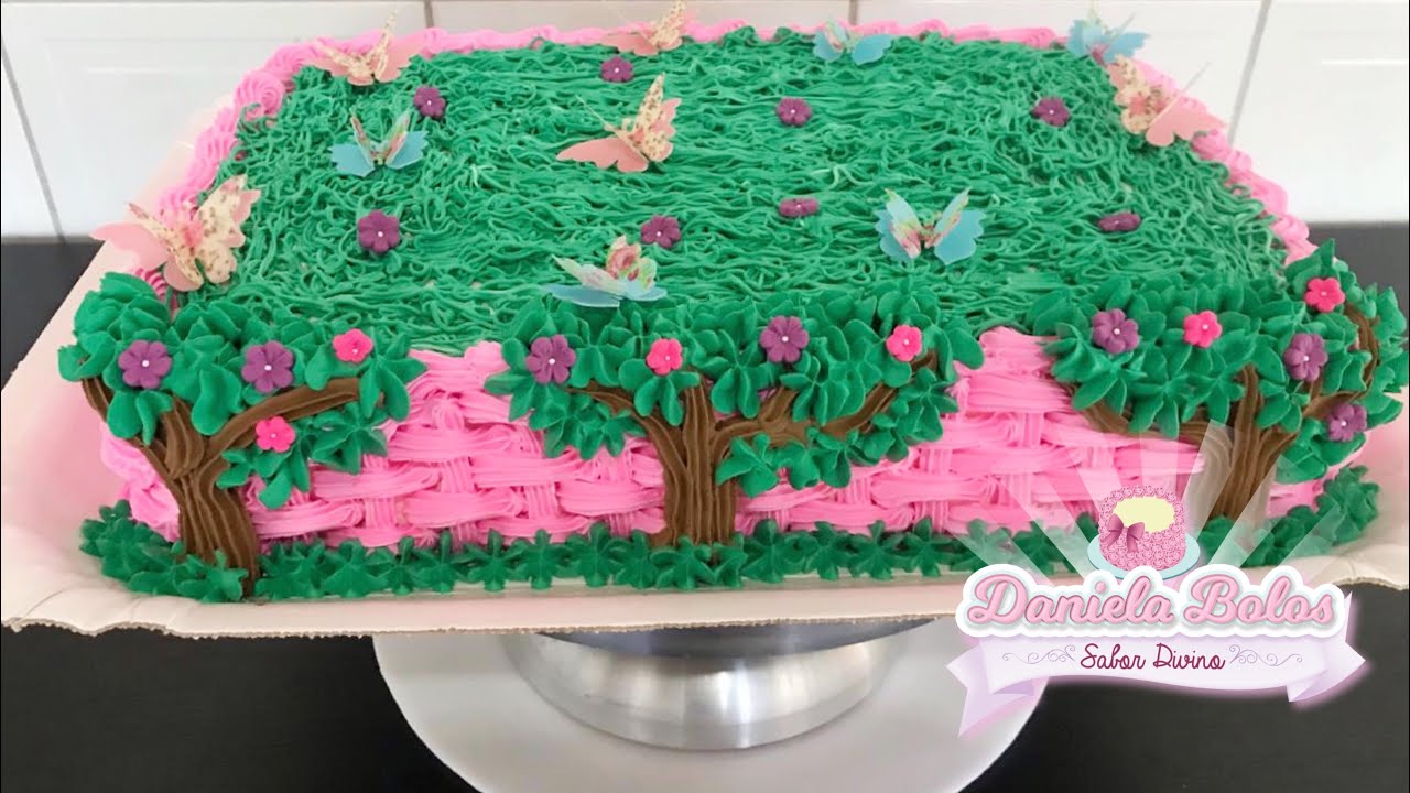 CONFEITANDO BOLO JARDIM