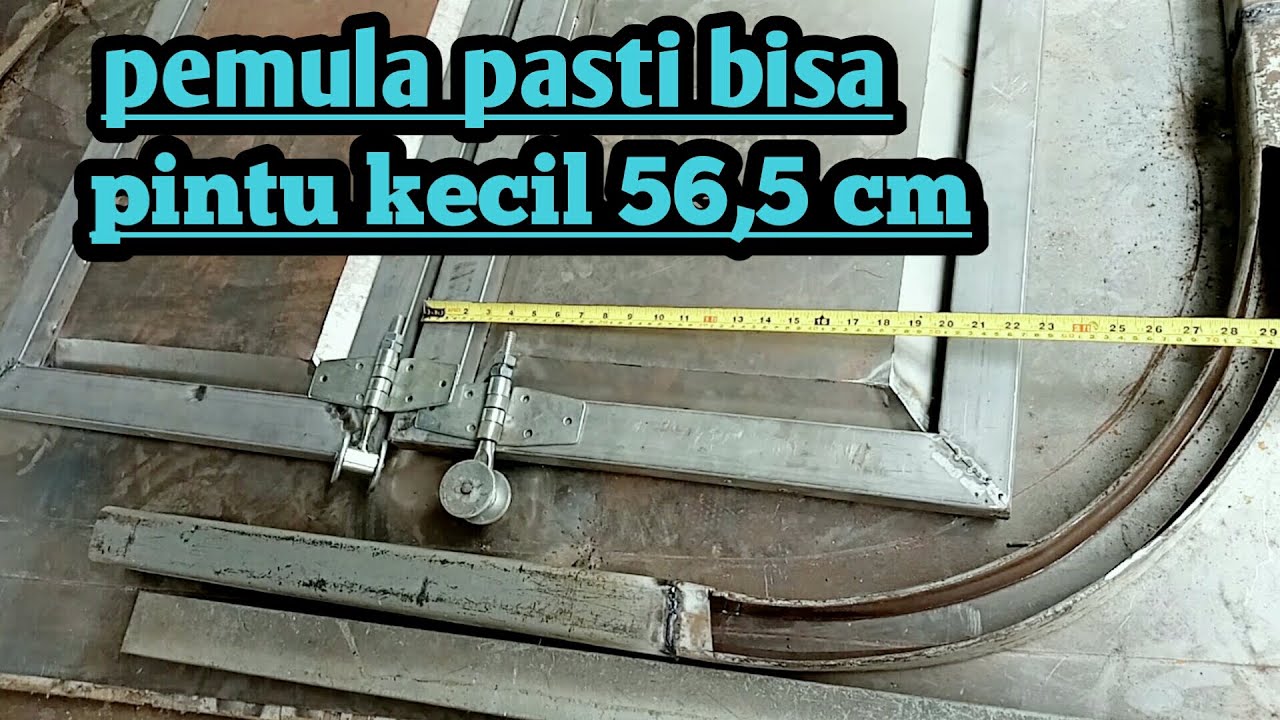 Merakit pintu sliding menikung