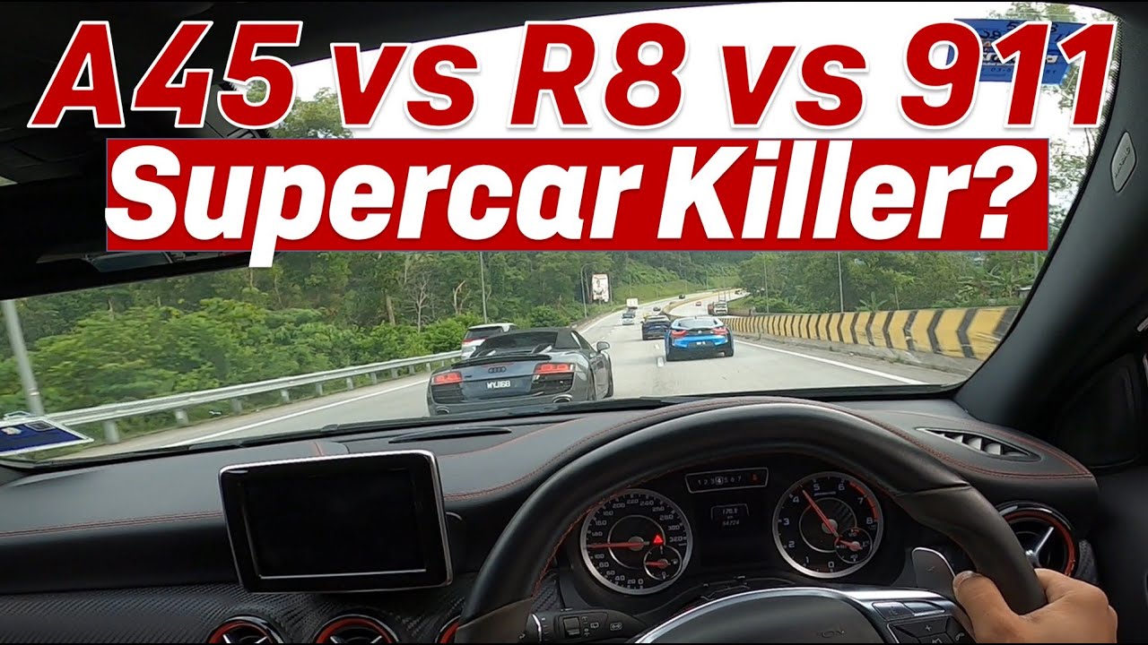 MERCEDES A45 SUPERCAR KILLER? GENTING KARAK UPHILL