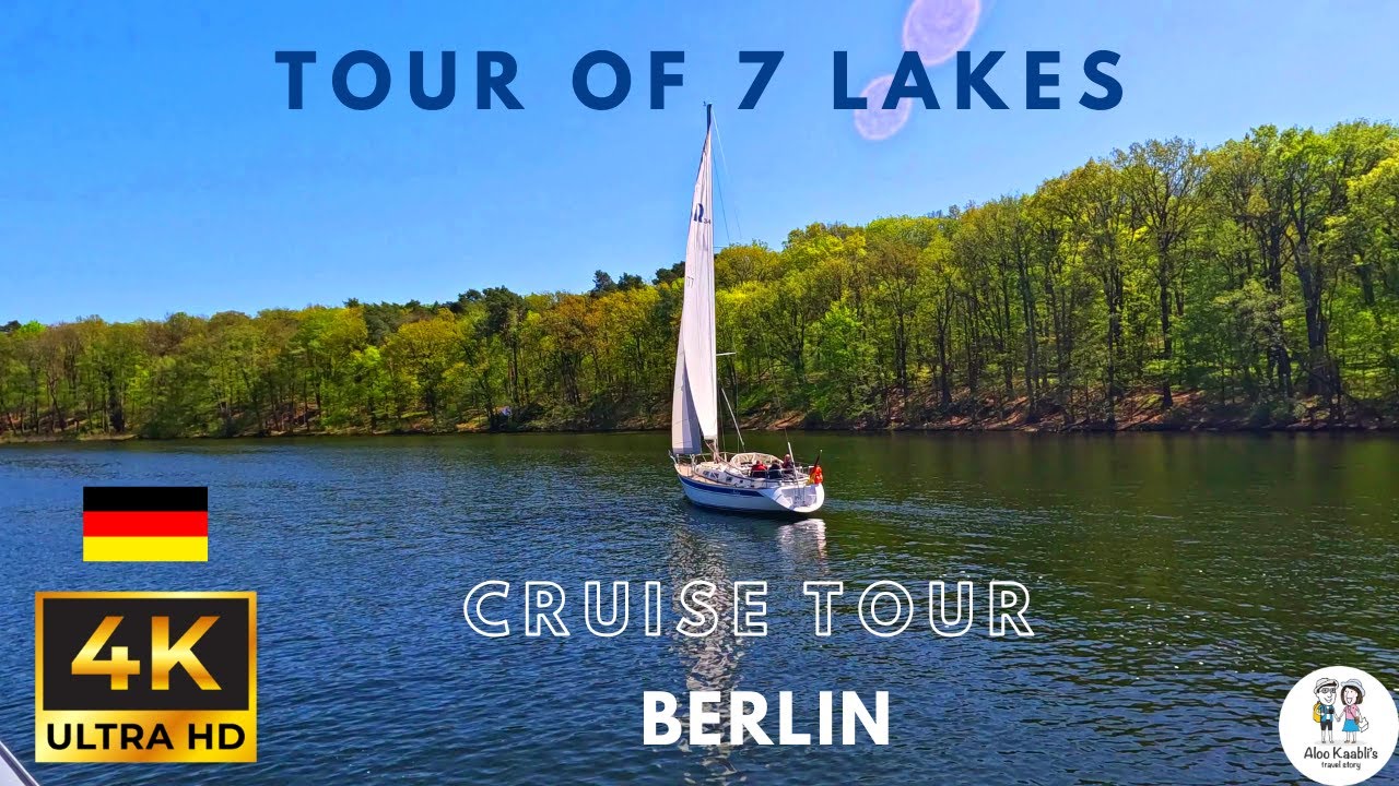 Tour of 7 Lakes | Cruise Tour | Wannsee | Potsdam | Berlin | Summer | 4K | UltraHD