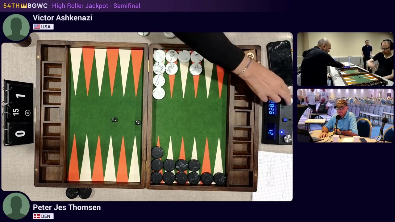 2023 BGWC - High Roller Jackpot Semifinals - Peter Jes Thomsen vs. Victor Ashkenazi - 15pts
