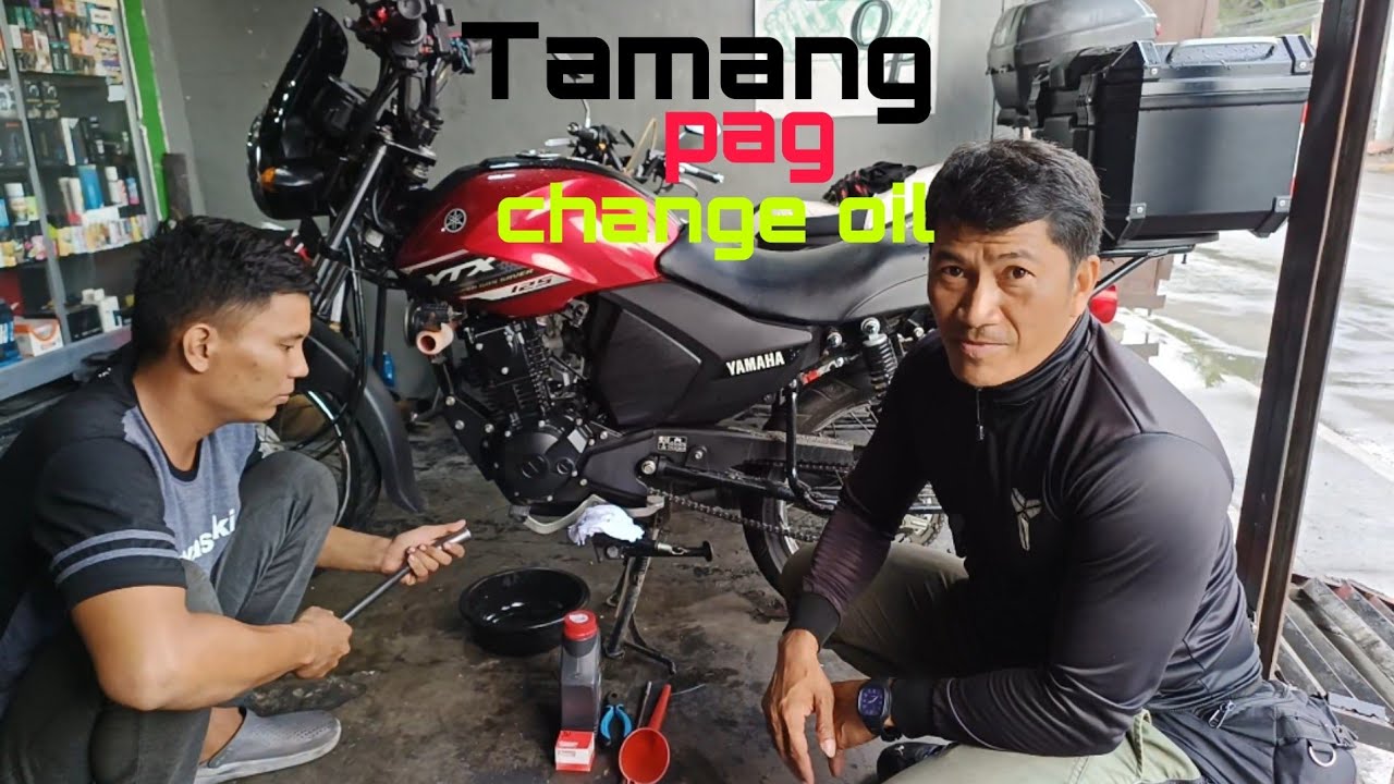 Paano mag change oil ng Yamaha YTX 125 @byahenifrank1015