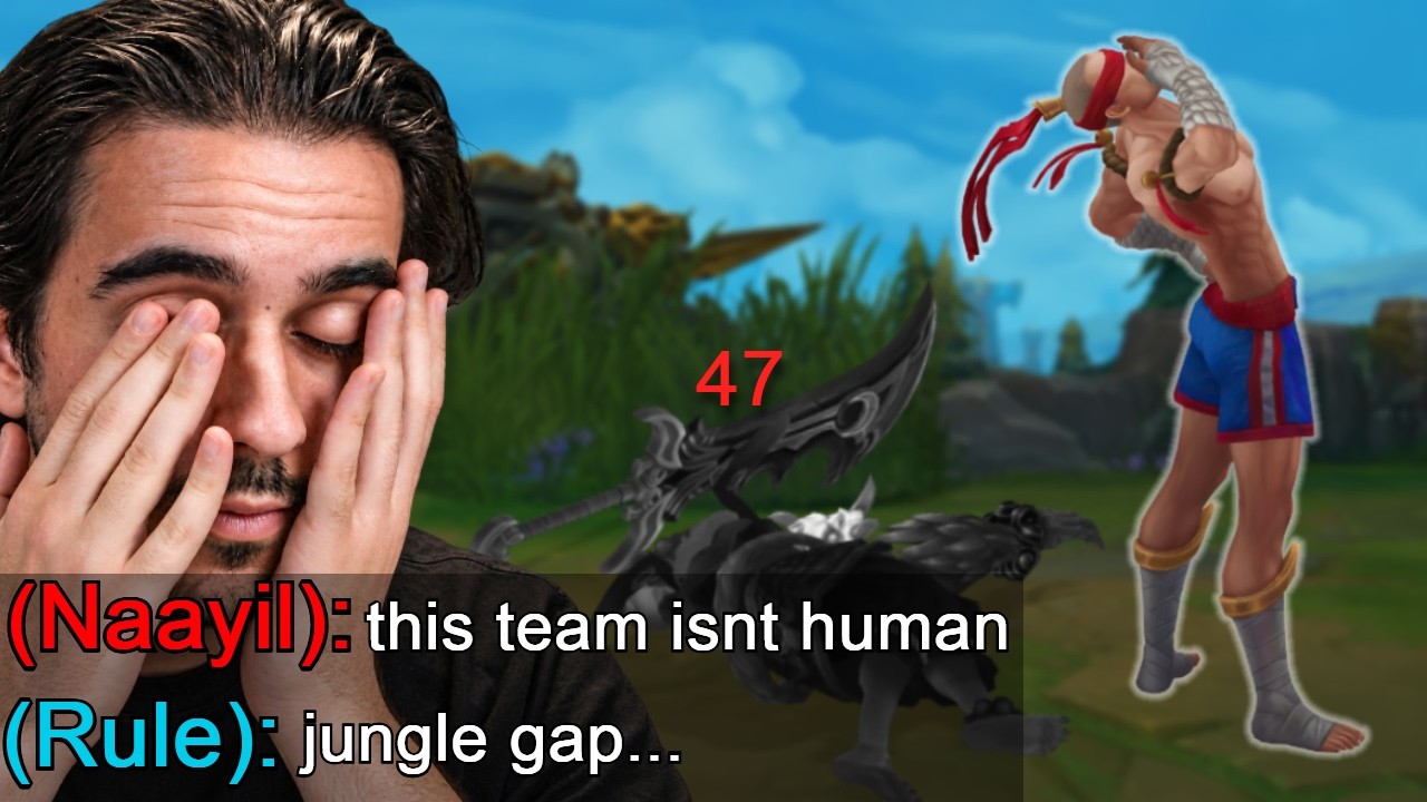 RANK 1 LEE SIN MAKES NAAYIL REGRET SWAPPING TO JUNGLE...