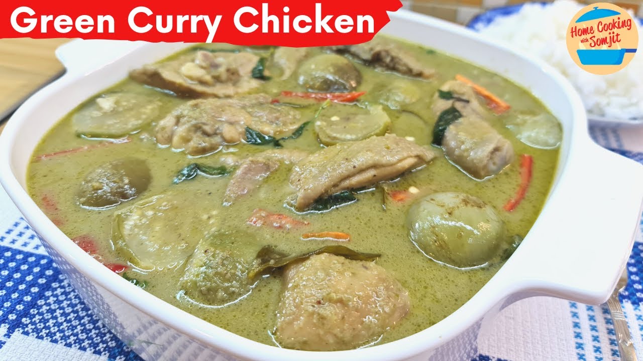 Рецепт курицы в тайском зеленом карри