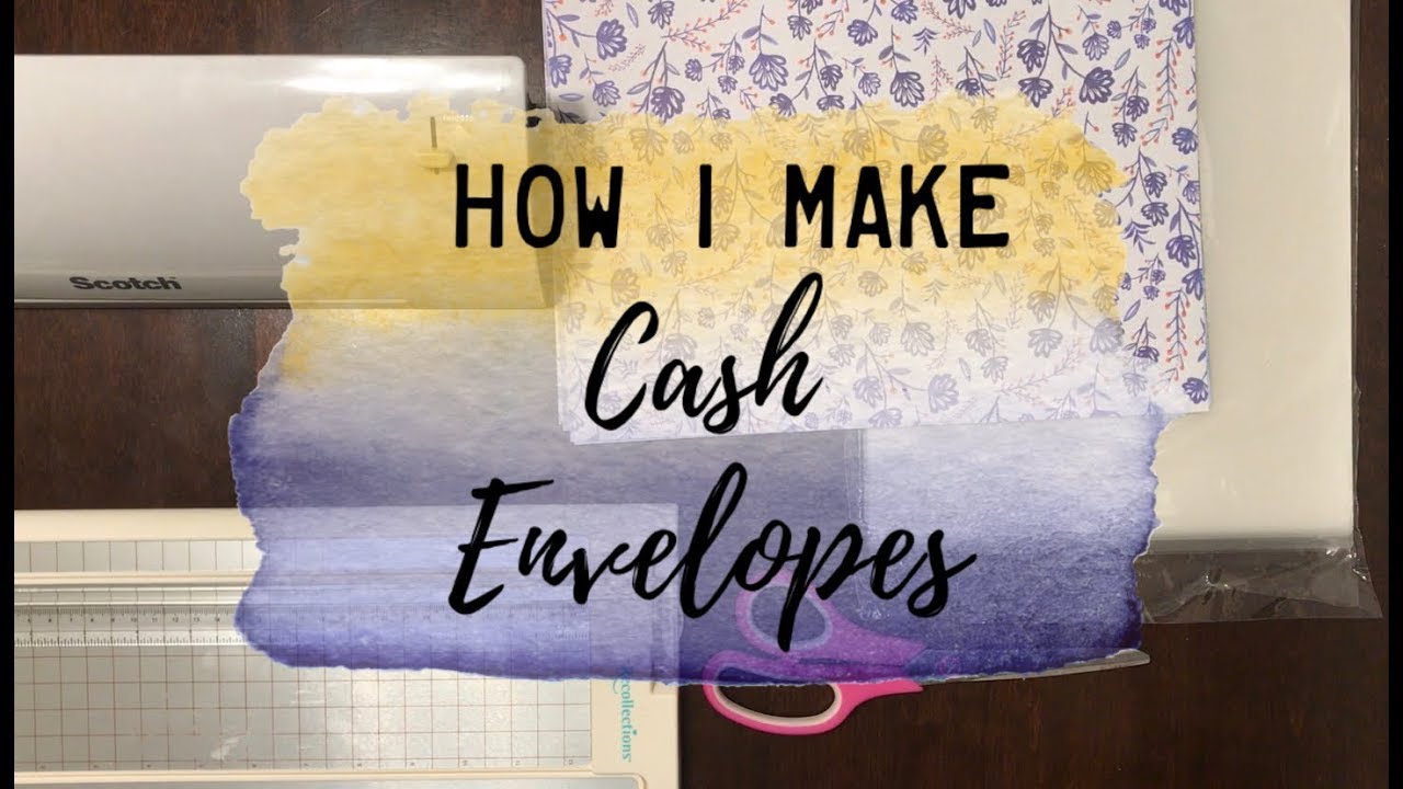 How I Make Cash Envelopes (using a laminator) | BudgetWithBri