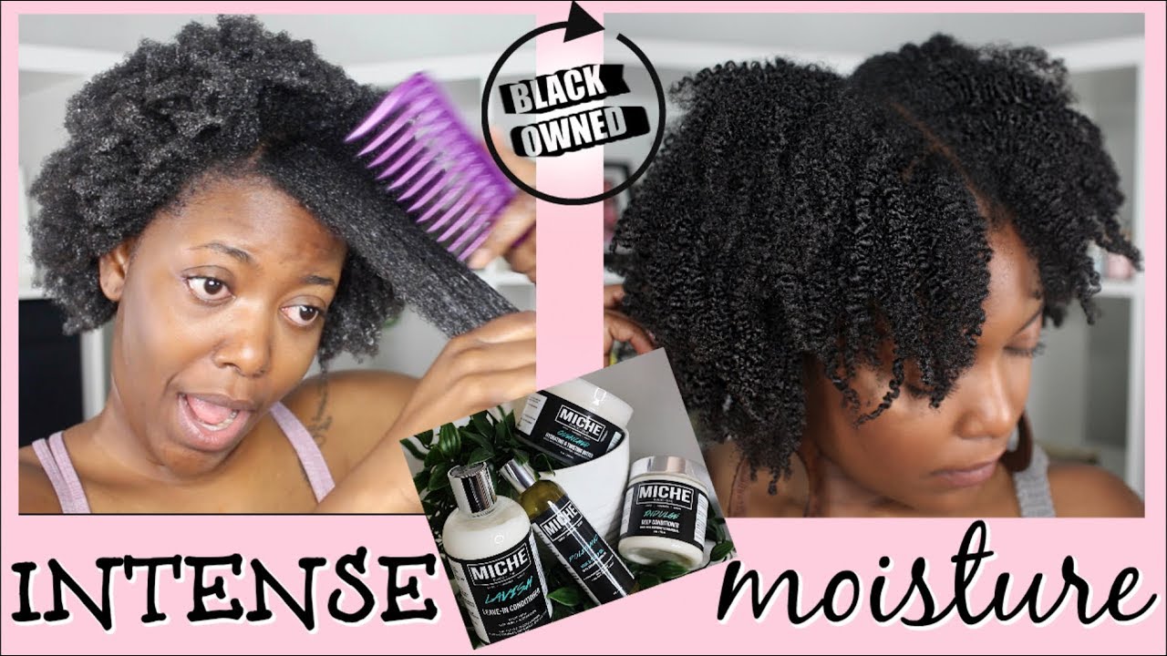 INTENSE MOISTURE FOR 4C HAIR! | BLACK OWNED HAIR PRODUCTS FOR THE WIN #3 | Miche Beauty Conditioner