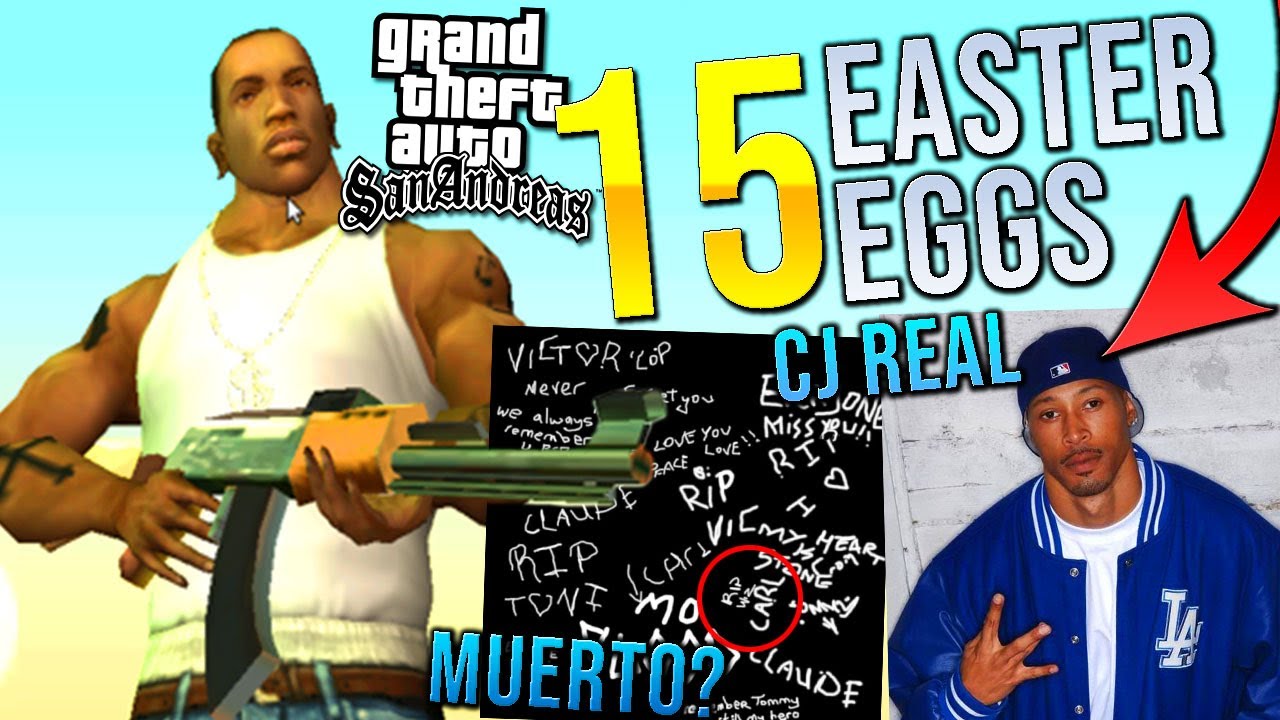 15 Curiosidades, Easter Eggs de Carl Johnson (CJ) - GTA SAN ANDREAS (Familia, Historia, Inspiración)
