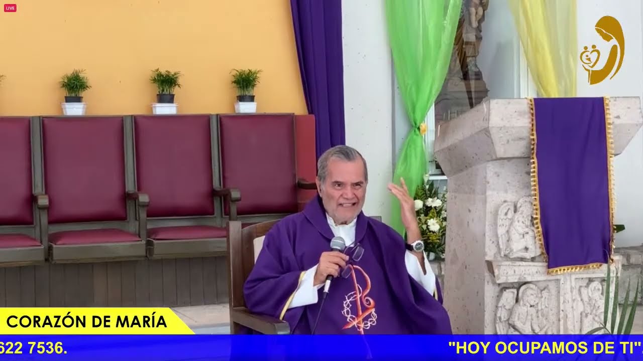 Corazón de María Colima -Pbro. Ricardo Arturo Figueroa Bejarano. Misa Parroquia Colima,Col. 15/03/26