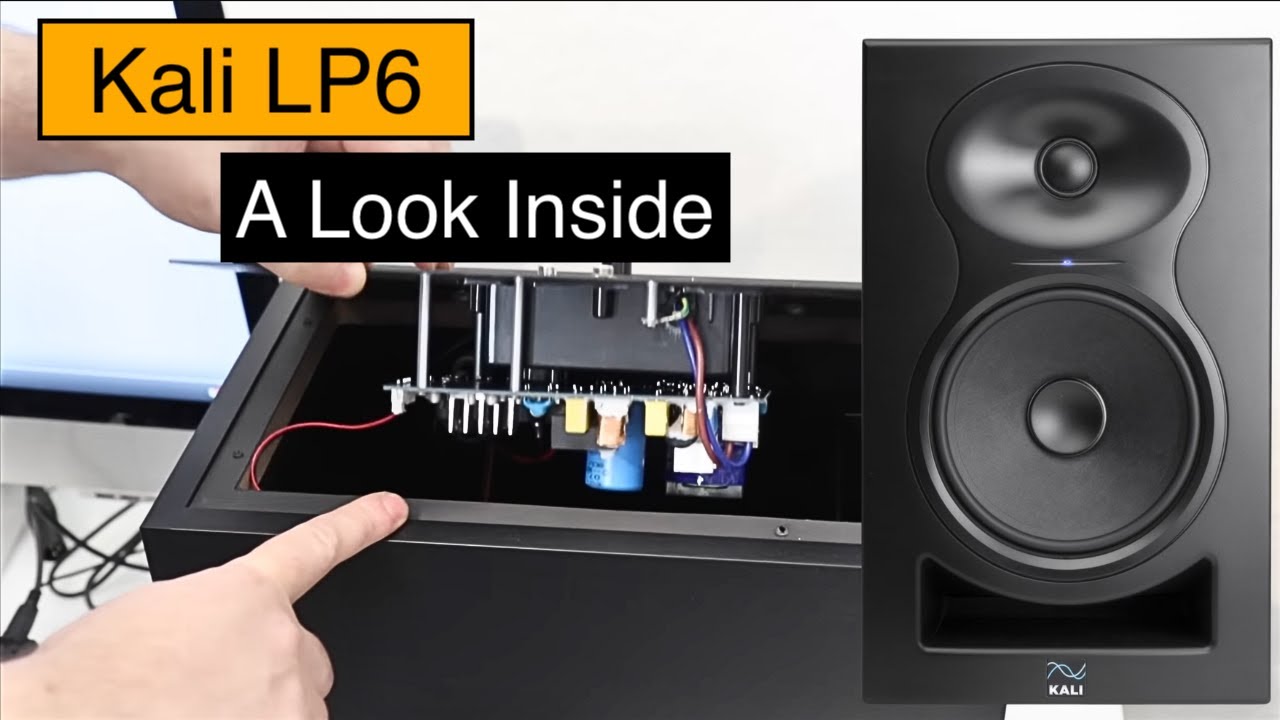 Kali LP6 - Unboxing, Look Inside, switch off Sleep function, Test Studio monitors