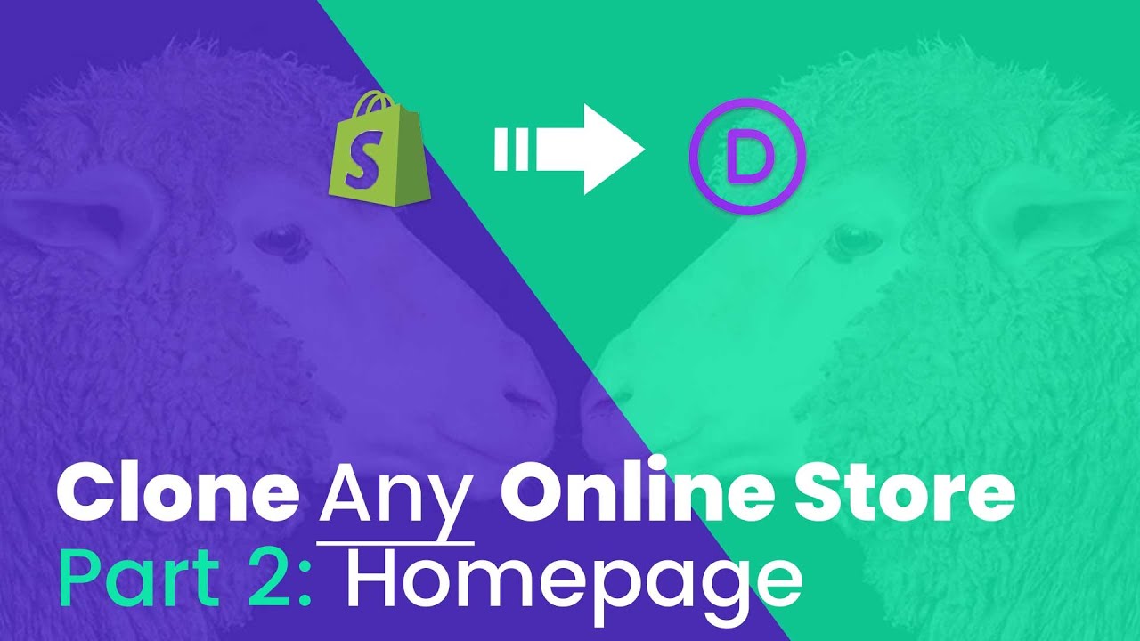 How to Clone any Online Store with Divi and WooCommerce: Part 2 - Building the Homepage