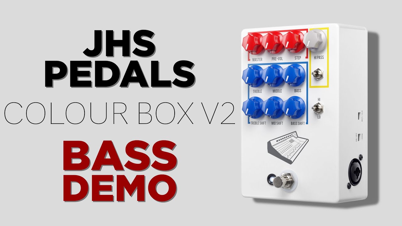 Демонстрация басового предусилителя JHS Colour Box V2