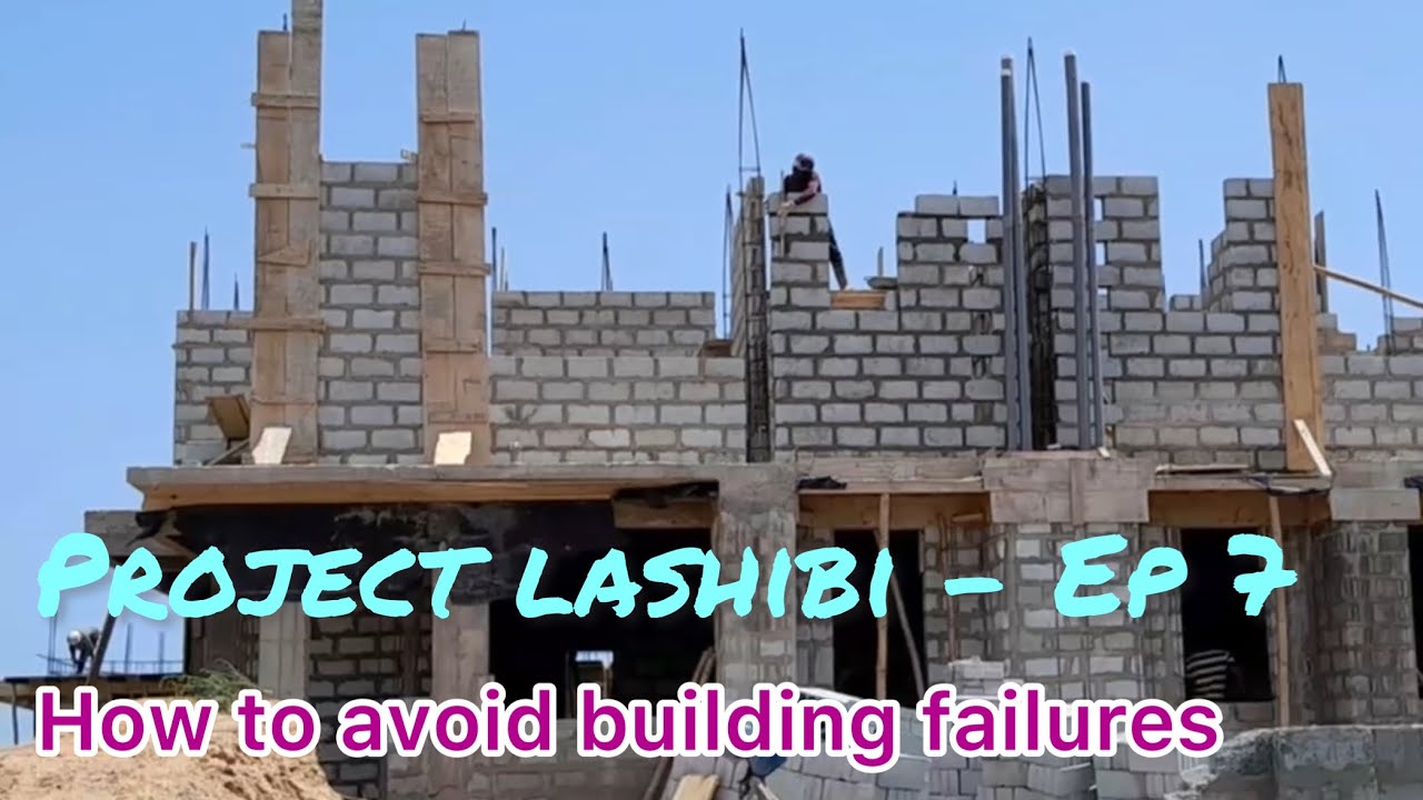 Building in Ghana: 1st Floor blockwork Lashibi EP7