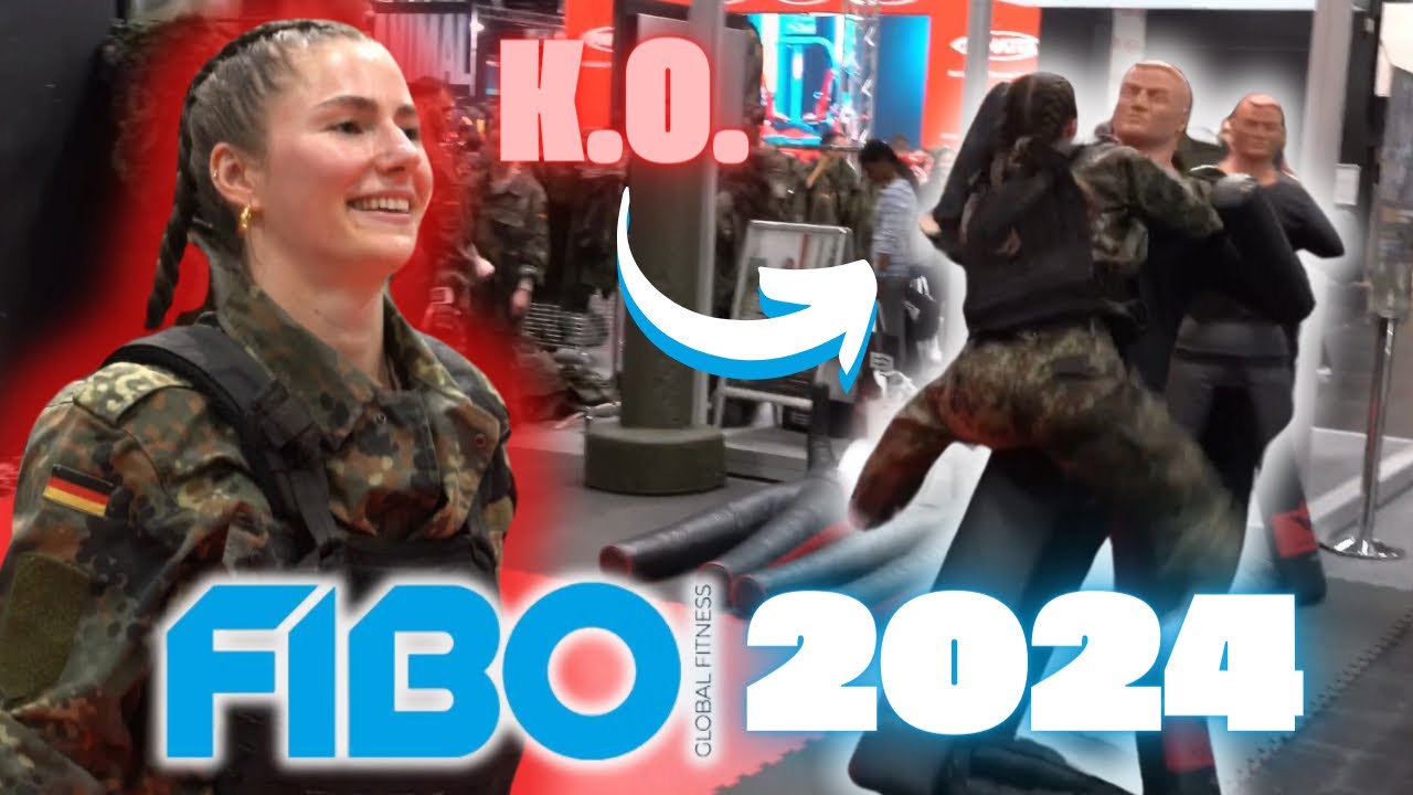 Gym Girl VS Bundeswehr – Nahkampf auf der FIBO 2024