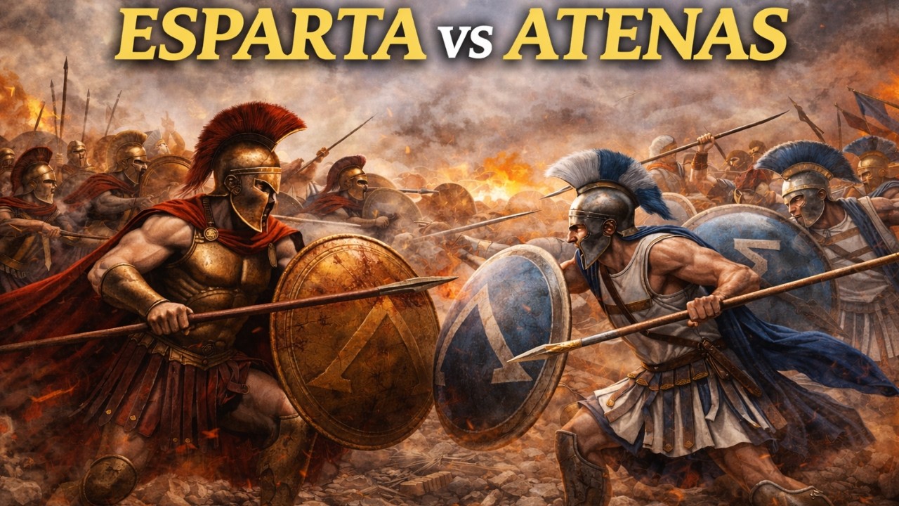 Esparta vs Atenas — A Guerra Que Destruiu a Grécia.