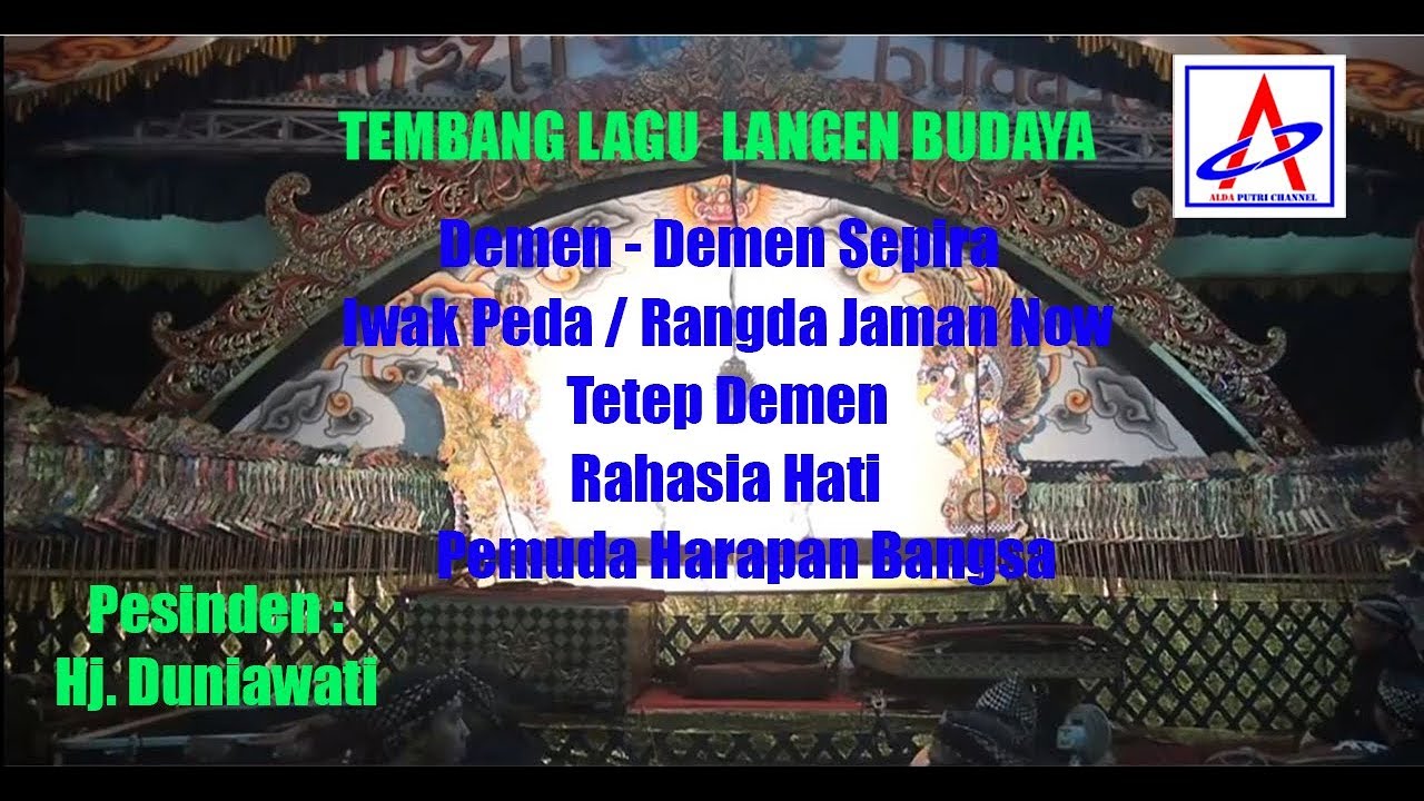 Demen Demen Sepira - Langen Budaya Pesinden Hj. Duniawati