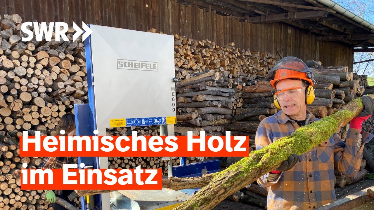 Holz aus der Region – Ideen für das Material zum Bauen, Wohnen und Heizen | SWR Treffpunkt