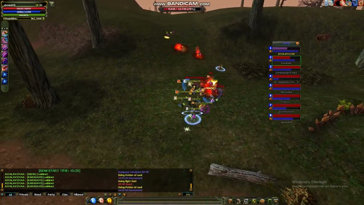 Bdw'de altf4 , Czde town :) #knightgame #turkko #knightonline