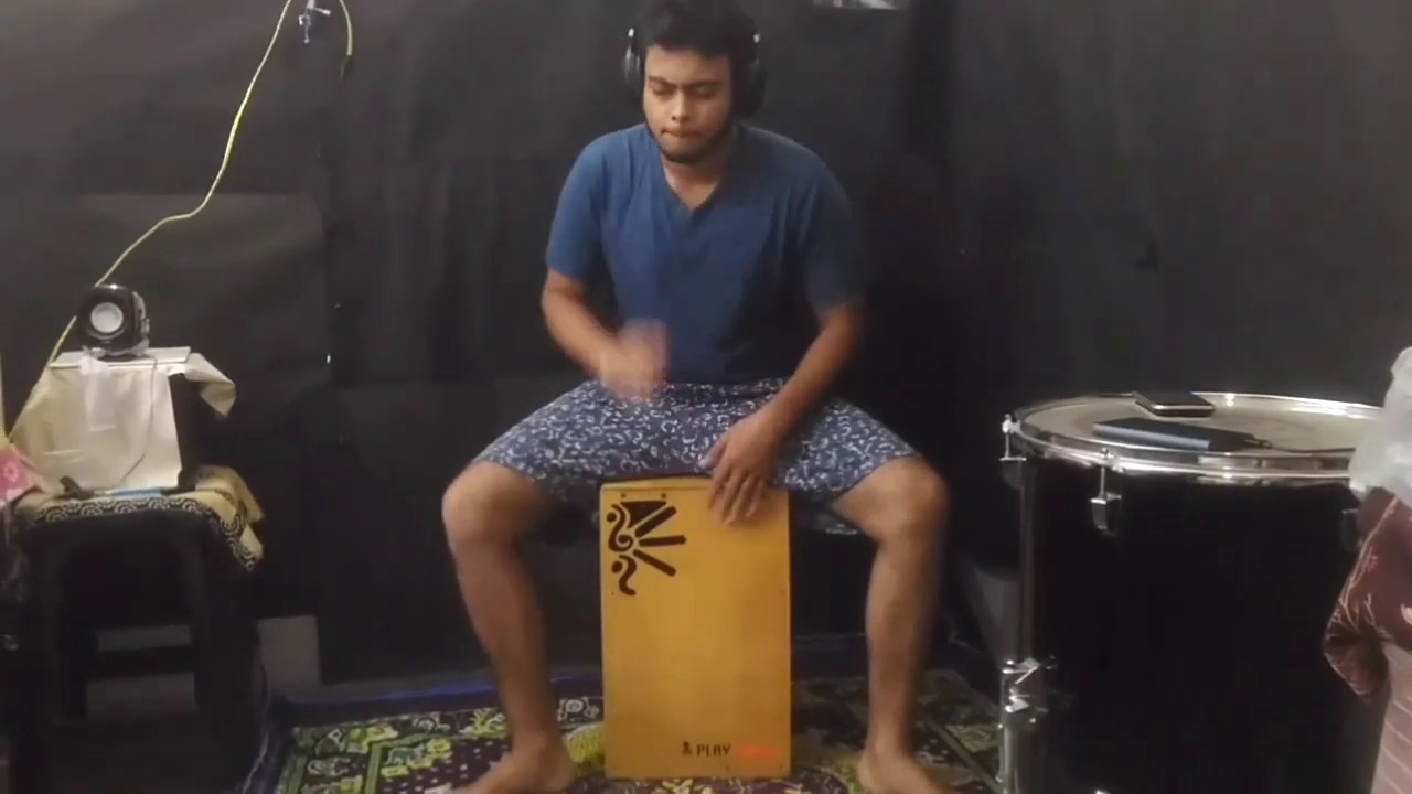 Kholo kholo [Cajon Cover]🎧Taare Zameen Par #worldmusicday #lockdown #quarantineseasons