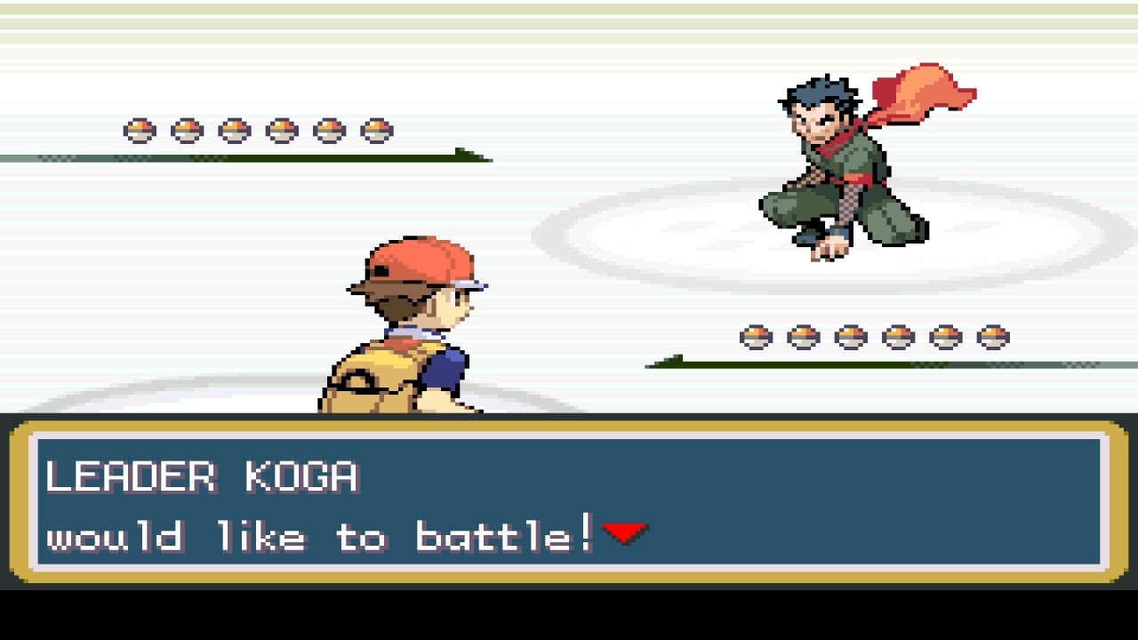 Pokemon Cinder Fall - Gym Leader Koga