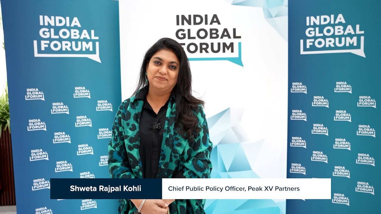Shweta Rajpal Kohli, Chief Public Policy Officer, Peak XV Partners at IGF UK-India Week 2023