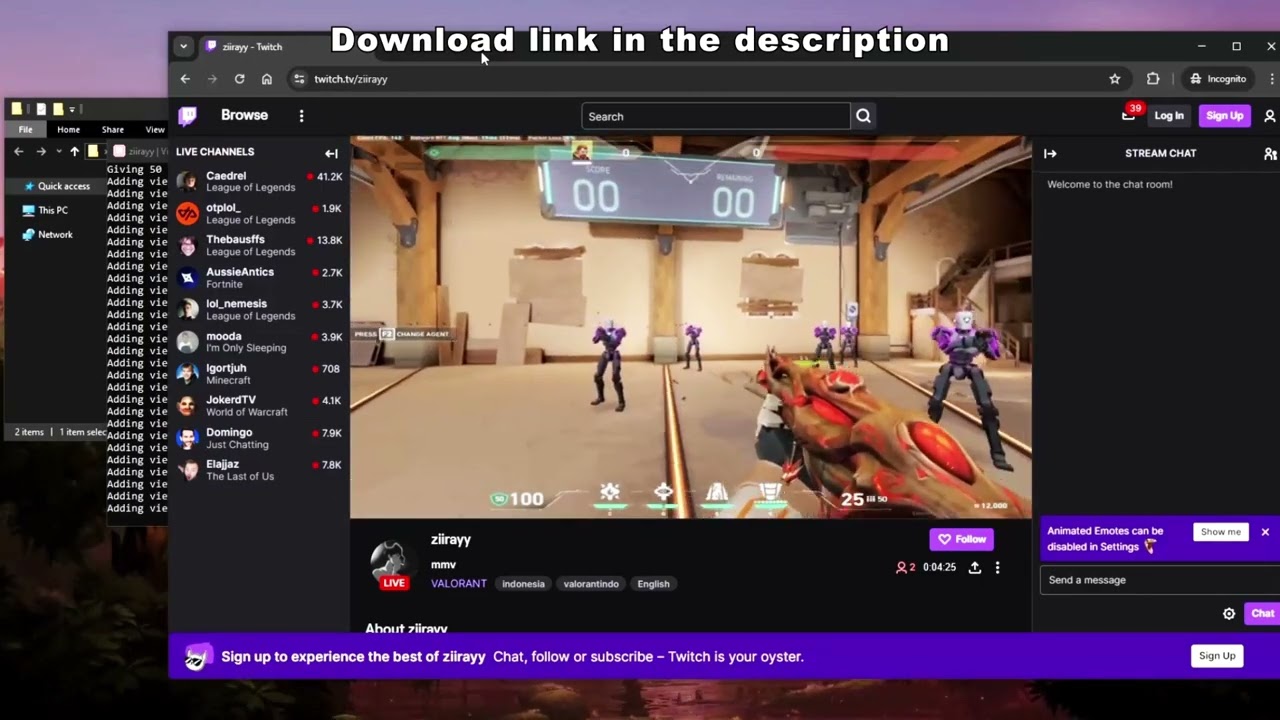 WORKING TWITCH VIEW BOT V2.2 (FREE DOWNLOAD 2025)