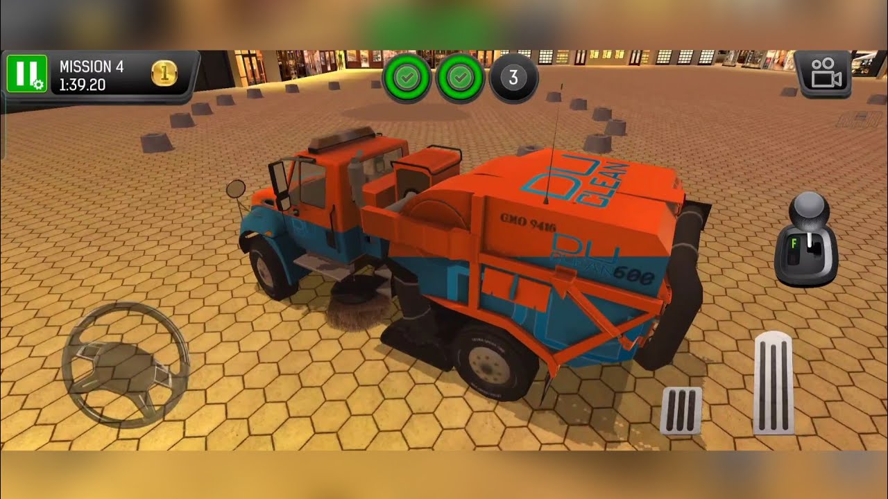 Emergency Driver Sim: City Hero #1 City Cleaning Android Gameplay FHD