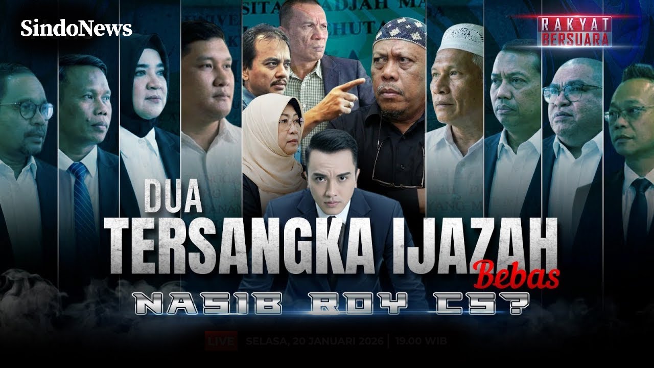 🔴LIVE DUA TERSANGKA IJAZAH JOKOWI BEBAS, NASIB ROY SURYO CS? | Rakyat Bersuara|  (09/12)