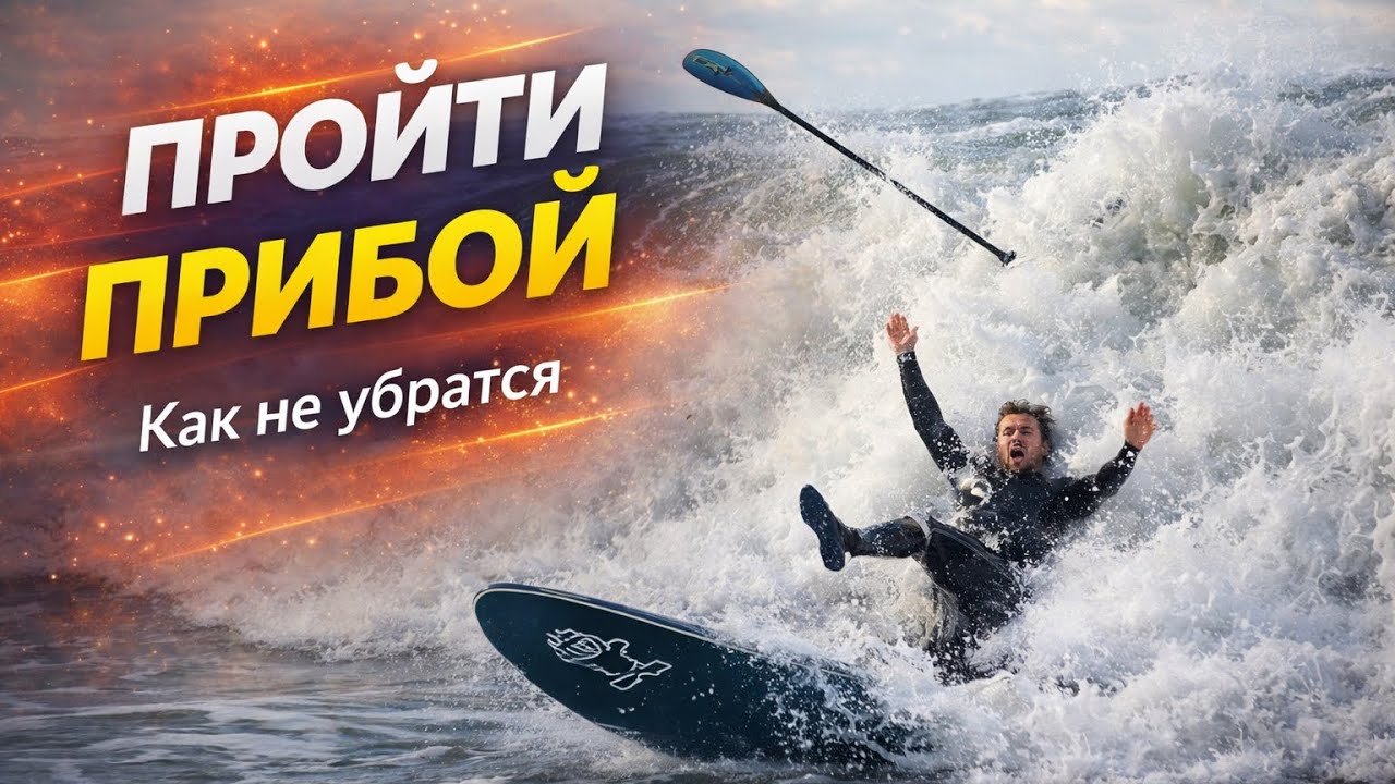 Серфинг с веслом | Как быстро и безопасно пройти прибой |