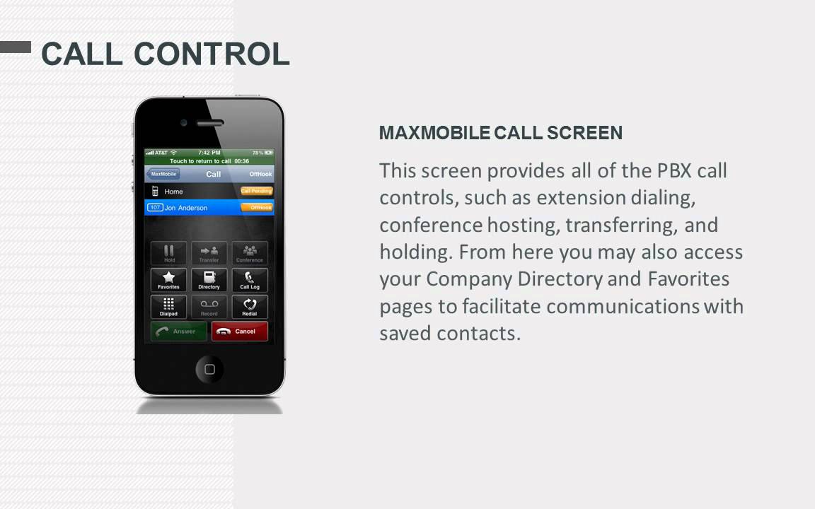 AltiGen's MaxMobile Smartphone Application