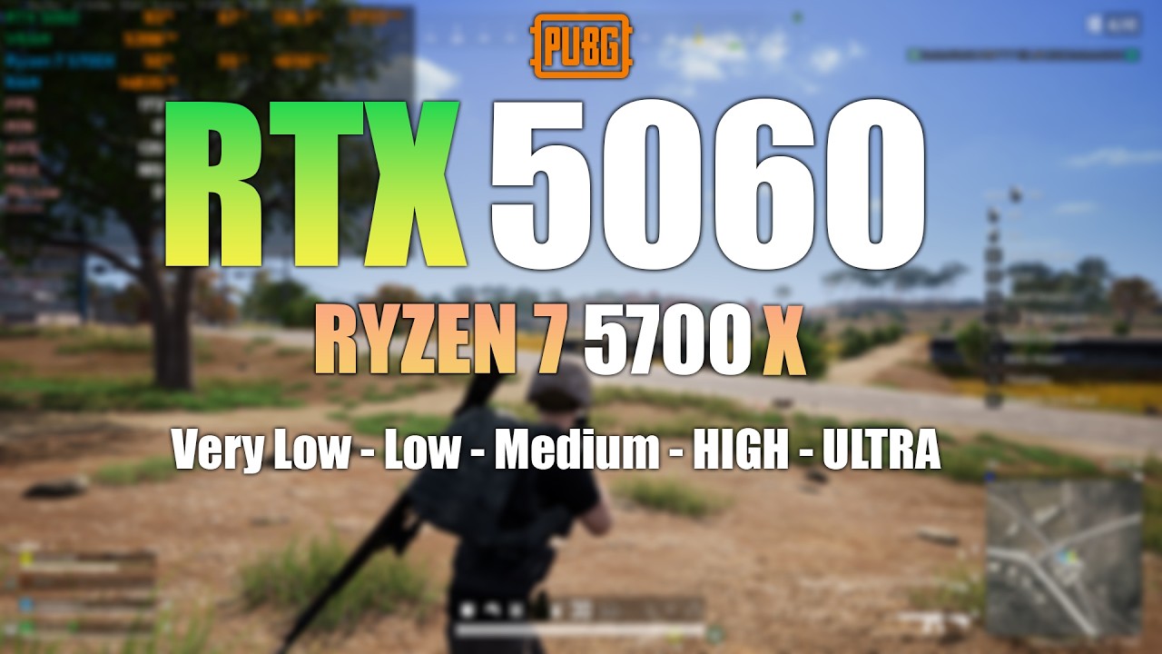 RTX 5060 + Ryzen 7 5700X : PUBG Benchmark In 2026