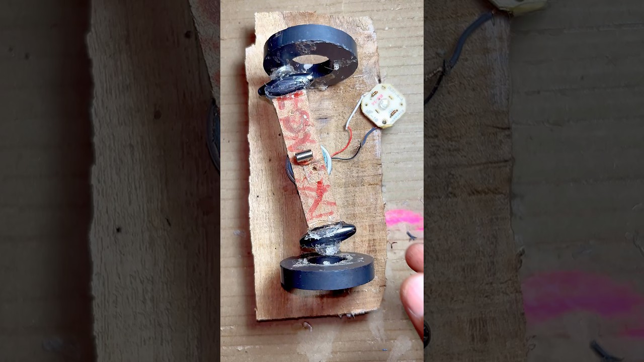 Magnet 🧲 power generator new project &bull; DC Motor