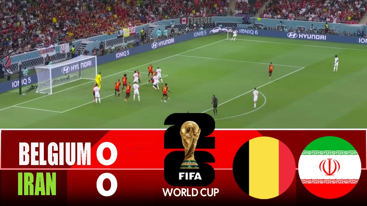BELGIUM vs IRAN 0-0 | 2026 FIFA World Cup | Match Highlights