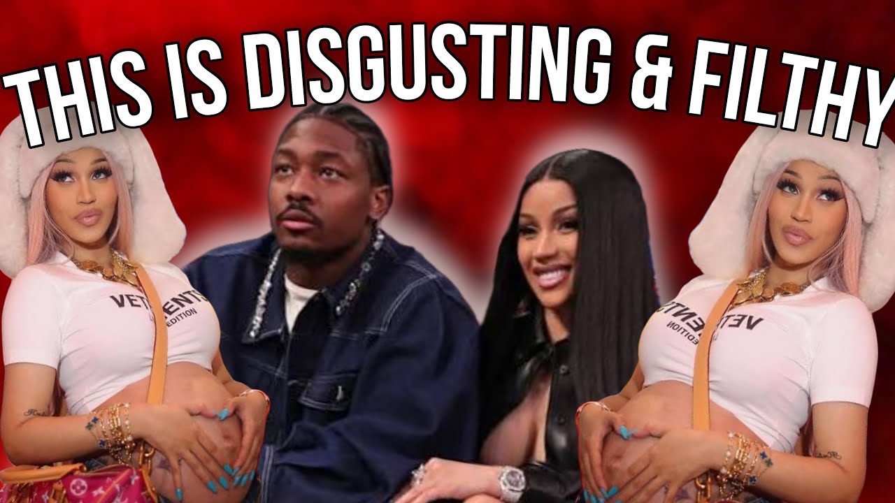 cardi b is married but pregnant by another man…ew