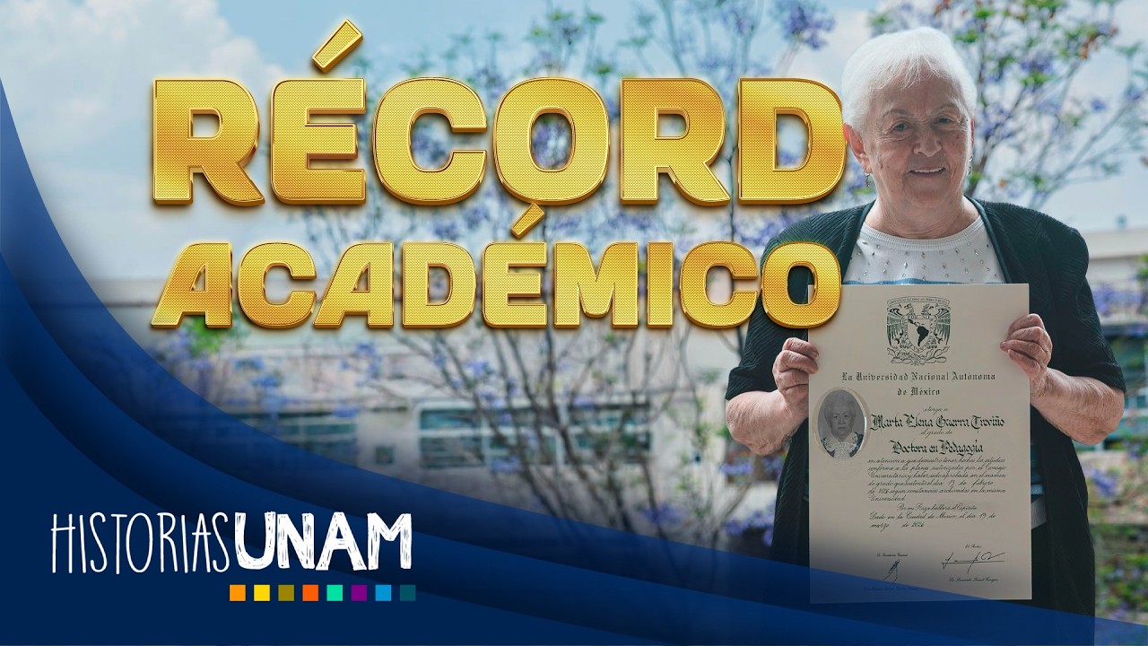 A LOS 89 A&Ntilde;OS, SE DOCTORA EN LA UNAM Y ROMPE R&Eacute;CORD DE LONGEVIDAD ACAD&Eacute;MICA
