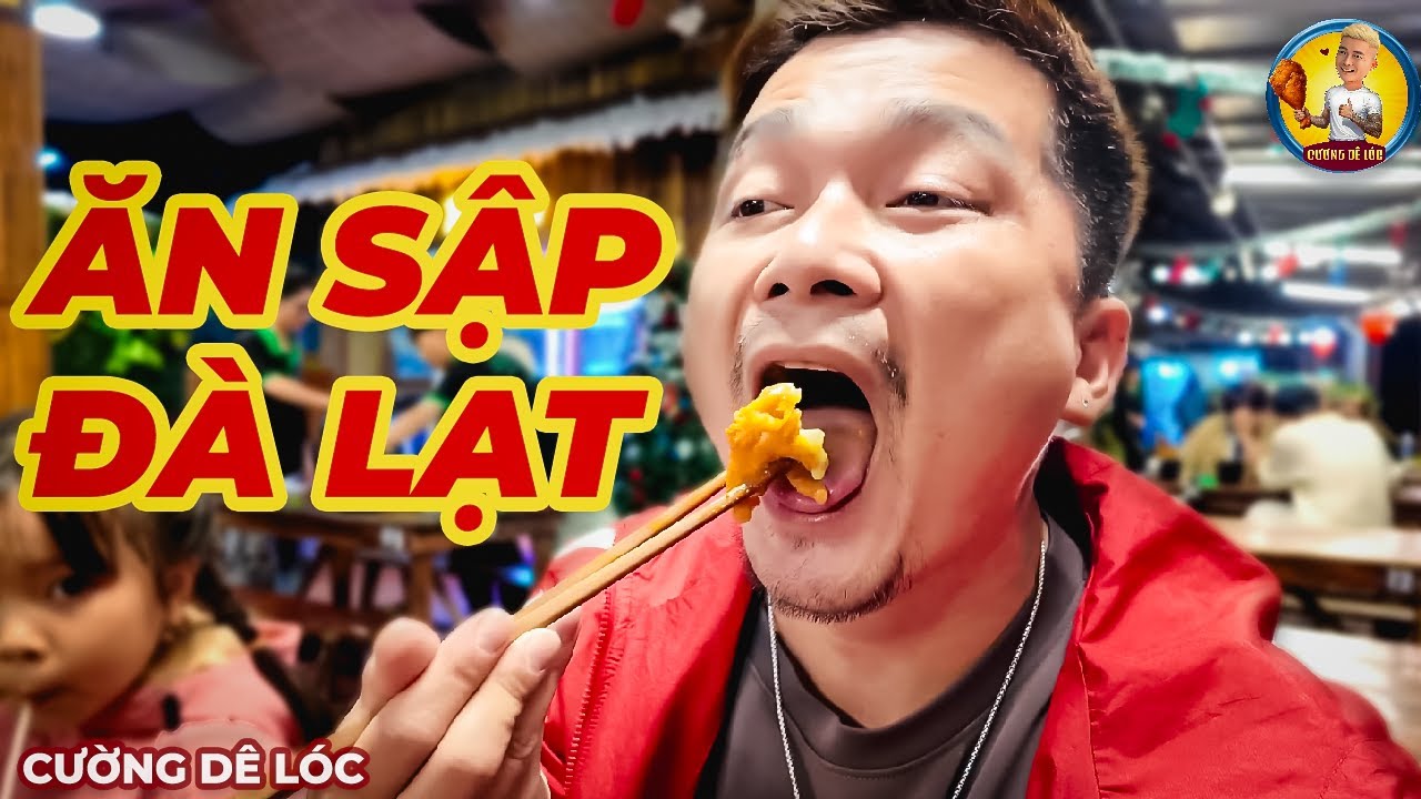 [Ăn Sập Đà Lạt] Khám Phá Ẩm Thực Chợ Đêm Đà Lạt Mới Lạ Và Bao Phê  | Cường Dê Lóc