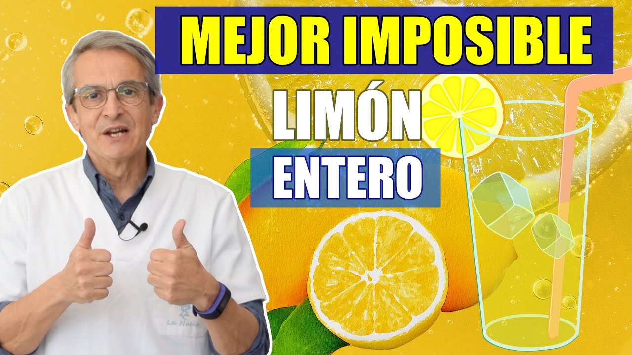 INCREÍBLES BENEFICIOS de TOMAR LIMÓN ENTERO [cáscara, parte blanca y semillas]