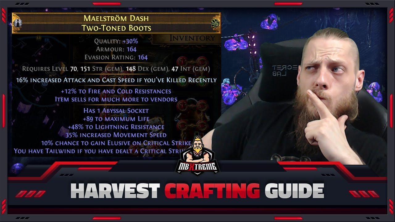 [PATH OF EXILE] – 3.11 – HARVEST CRAFTING – MIRROR TIER ITEMS FOR LOW BUDGET!