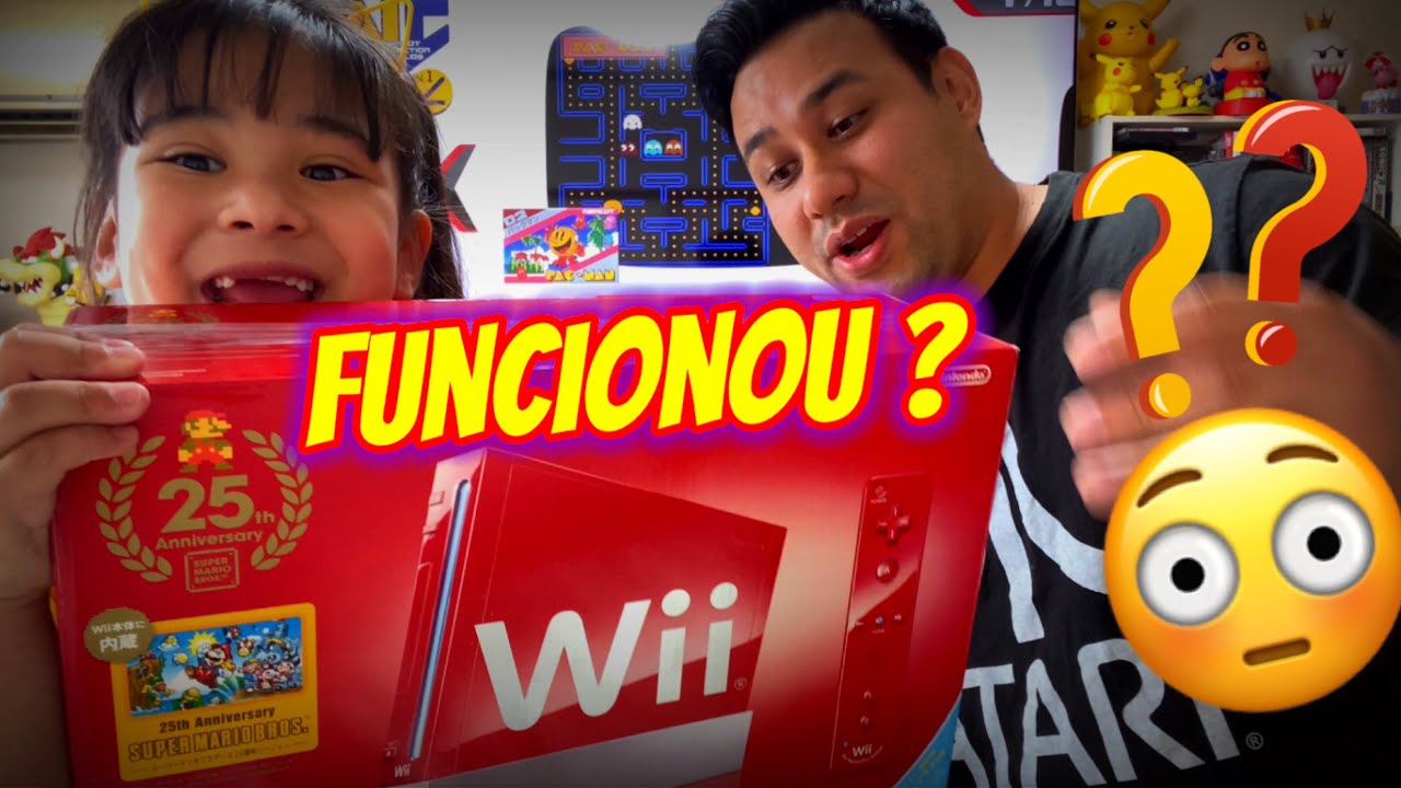 Wii VERMELHO DA CAÇADA GAMER FUNCIONOU?  BORA TESTAR!!!