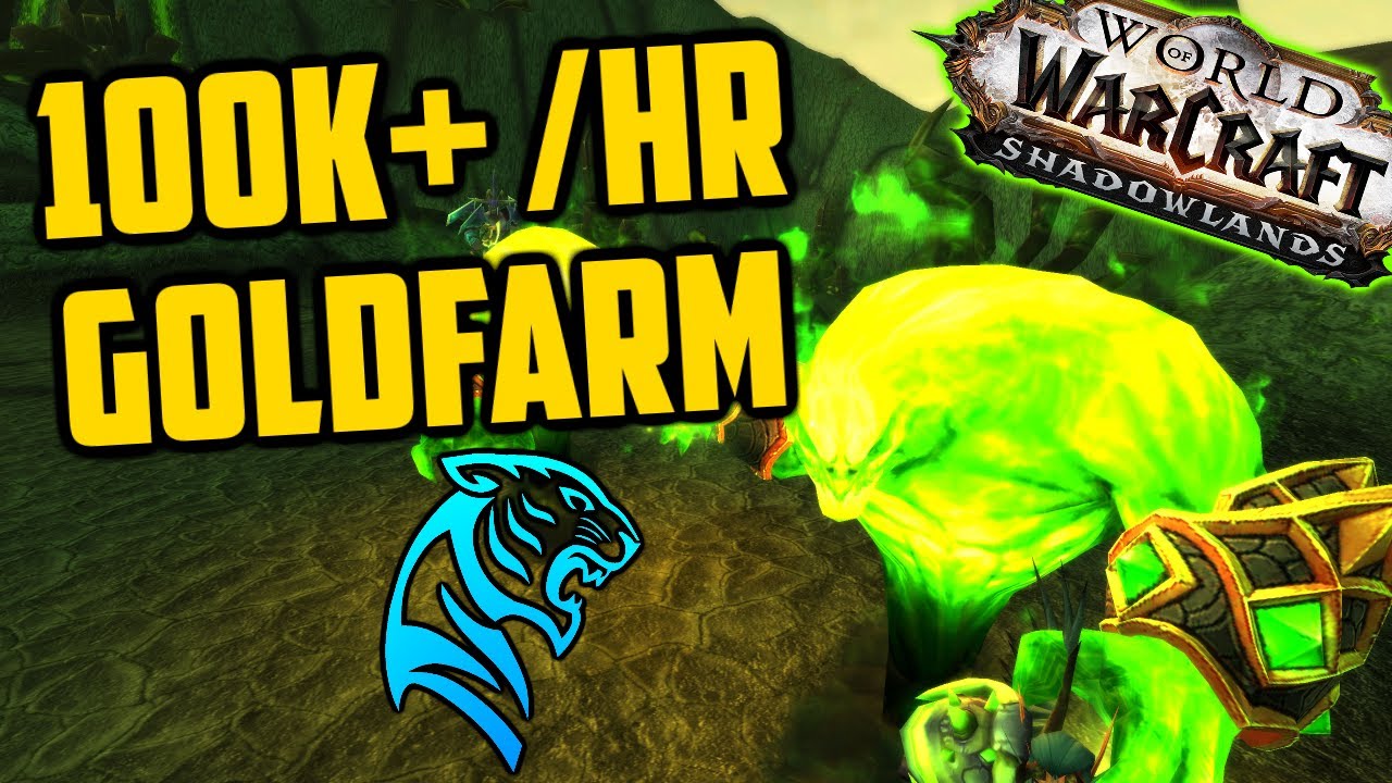 100k+ Gold per hour Shadowlands Goldfarm - Primal Fire & Transmog Farming