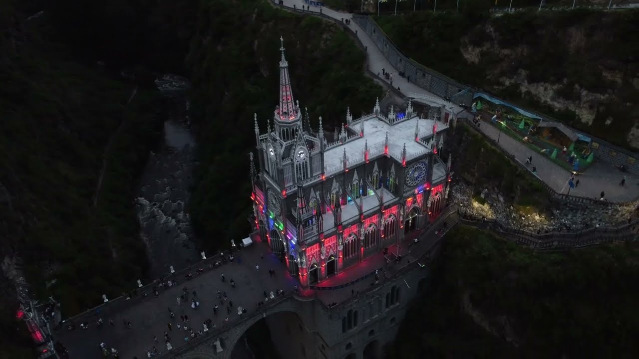 Las Lajas Nocturna by drone 4K Ultra HD