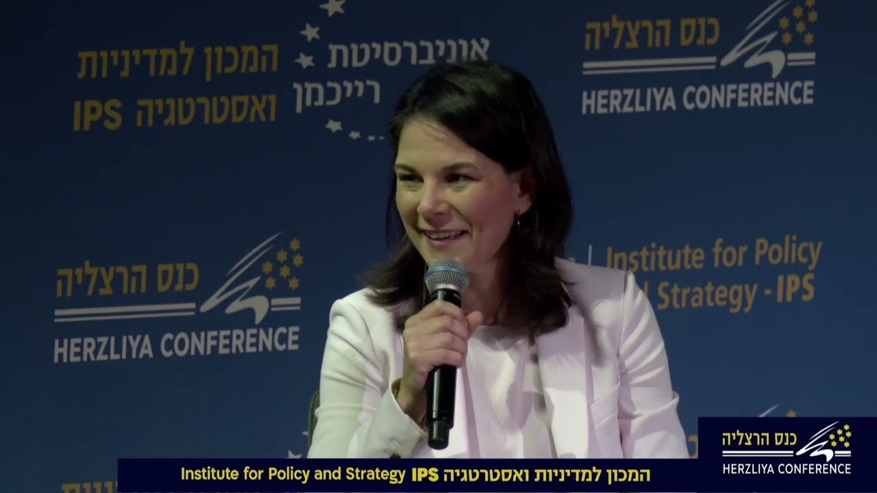 Q&A session with H.E. Annalena Baerbock | Herzliya Conference 2024