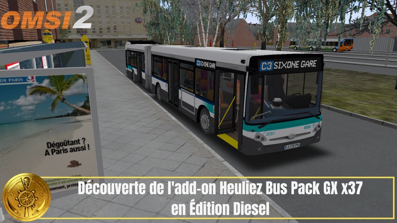 [OMSI 2] Nouvelle Add-on Heuliez Bus Pack GX x37 en Édition Diesel