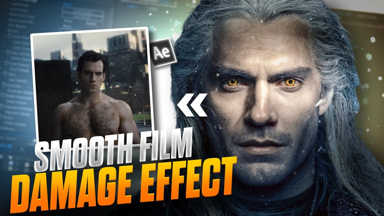 Smooth film damage effect tutorial | After Effects #aftereffectstutorial 