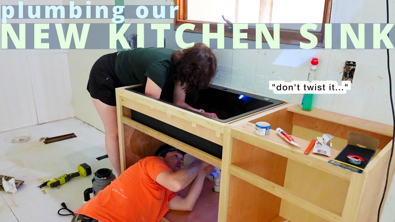 Ep 9: We plumbed our kitchen sink (with no prior experience)!