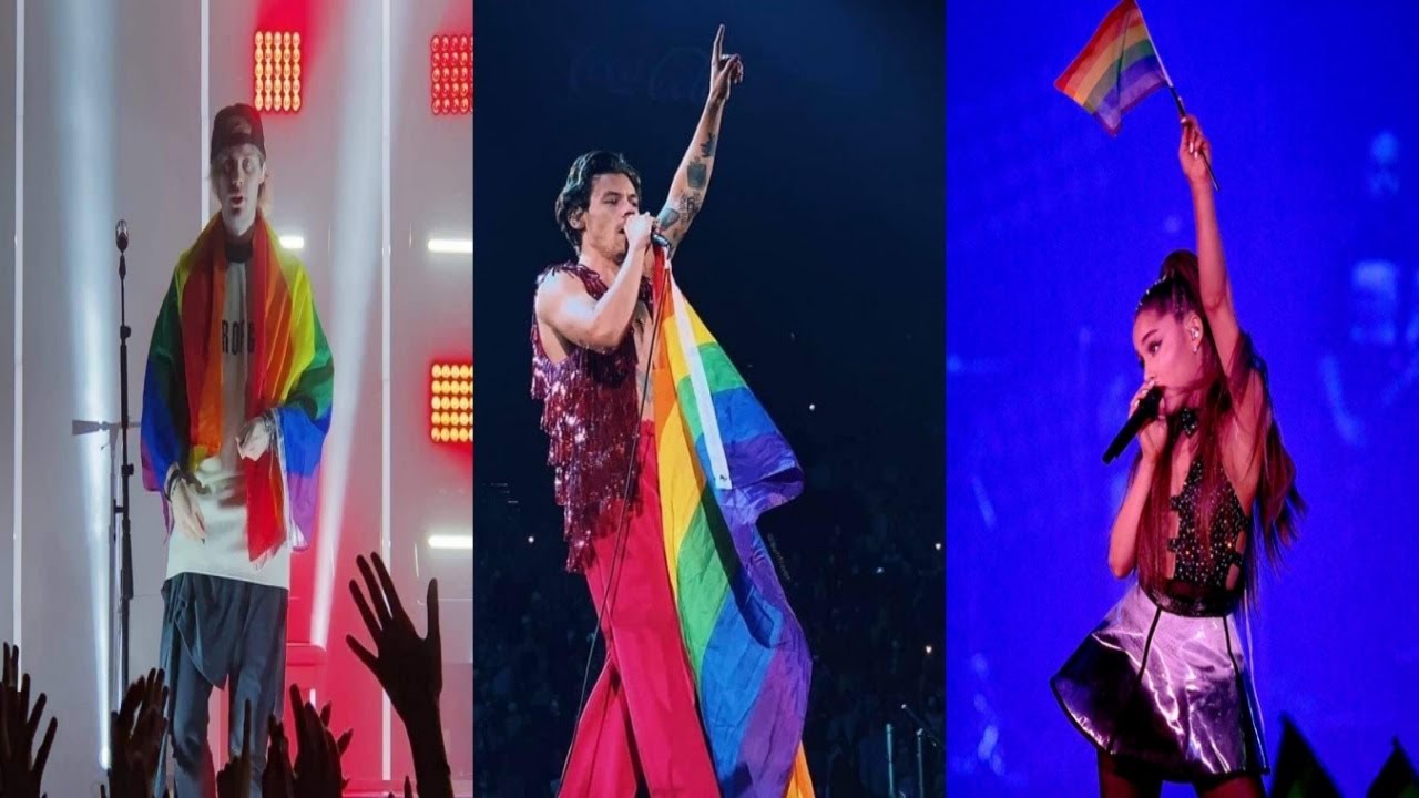 celebrities with pride flags 🏳️‍🌈