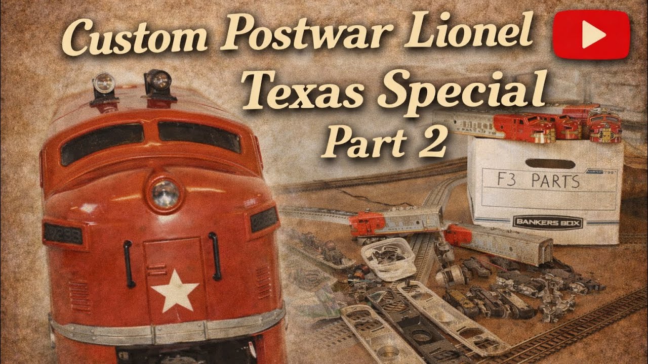 Custom Postwar Lionel Texas Special build PART 2