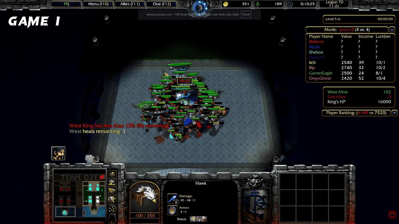 Legion TD – PRCCX3 | Гоблины и лучники | 11.2d | Warcraft III
