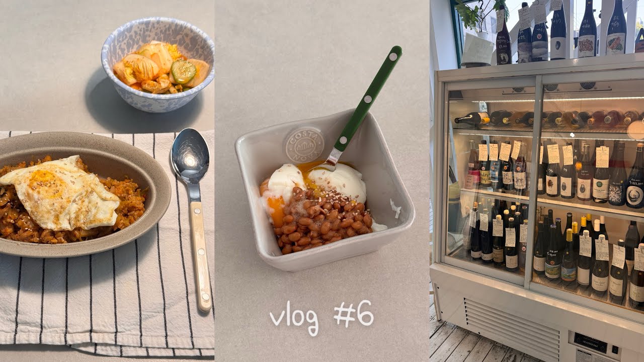 [vlog]다이어트볶음밥 만들고 한강서 술 마시는 일상😇(사우나가방 싸기, 다이어트 김치볶음밥, 망원동 놀러가기🤎, 제철 봄도다리, 나또🫘입문 레시피, 한강라면에 짜배기)